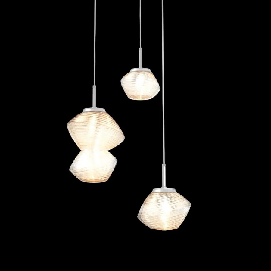 Hammerton Studio Mesa 3 Light 21" Wide LED Abstract Multi Light Pendant - 3000K - Image 1