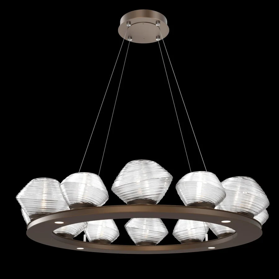 Hammerton Studio Mesa 16 Light 39" Wide LED Ring Chandelier - 2700K - Image 1