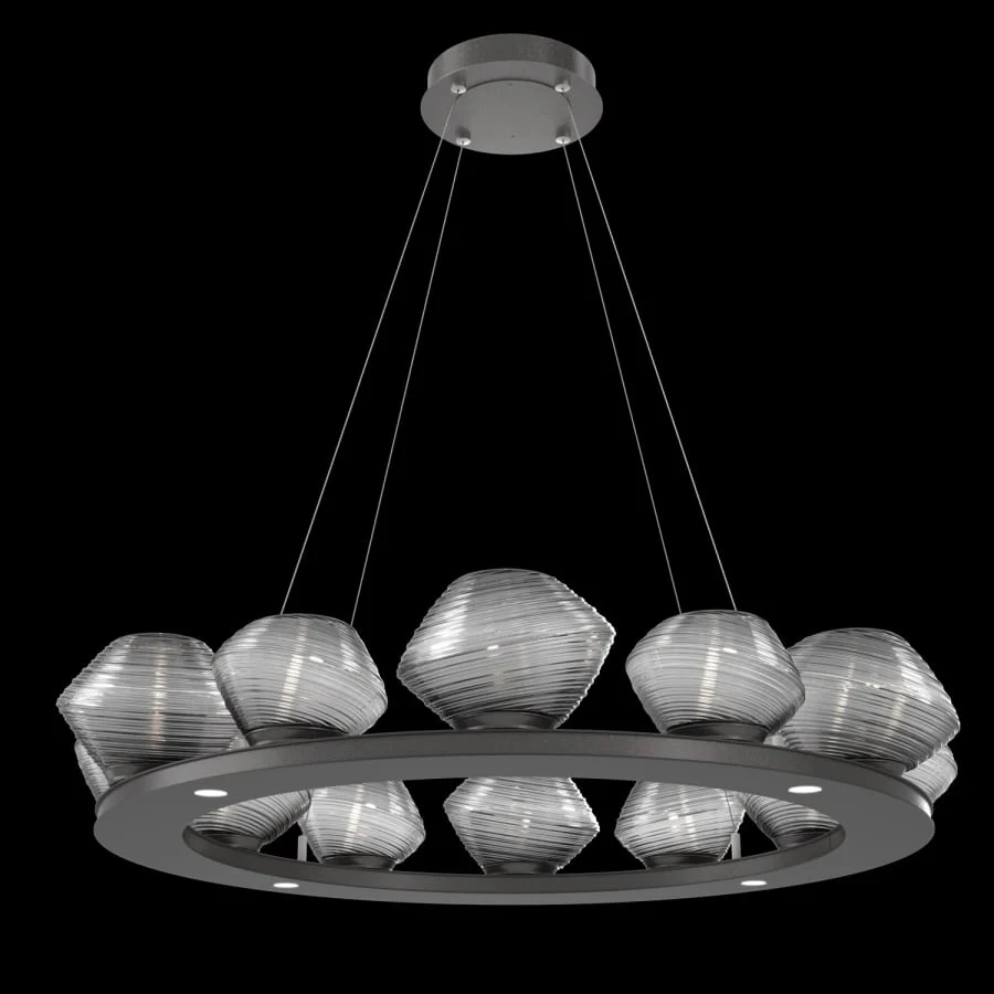 Hammerton Studio Mesa 16 Light 39" Wide LED Ring Chandelier - 3000K - Image 1