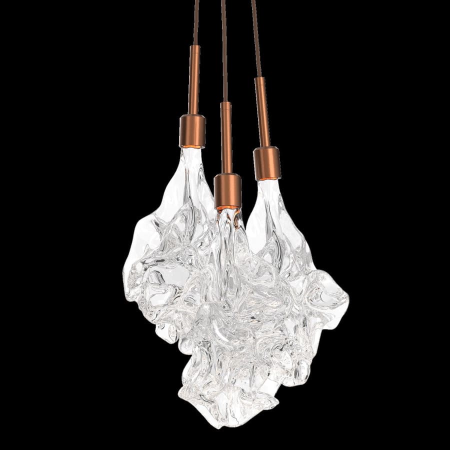 Hammerton Studio Blossom 3 Light 9" Wide LED Multi Light Pendant - Image 1