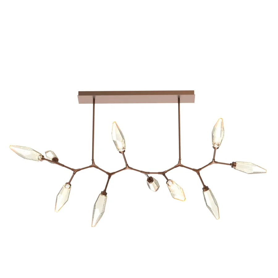 Hammerton Studio Rock Crystal 68" Wide LED Abstract Chandelier - Image 1