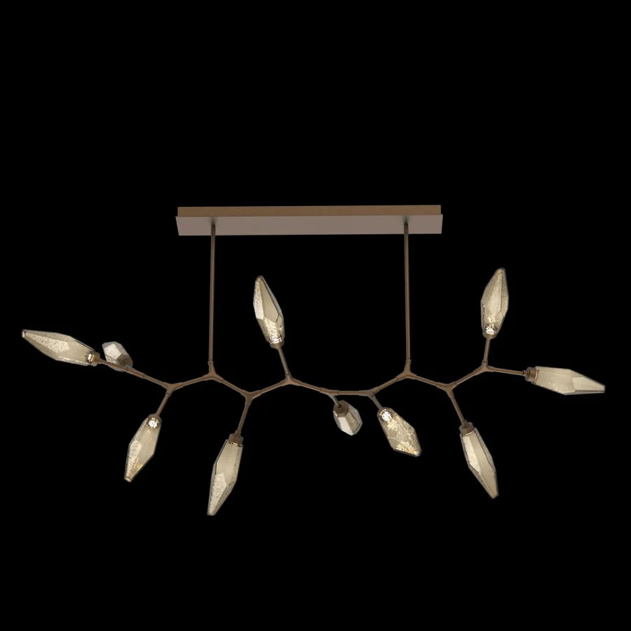 Hammerton Studio Rock Crystal 10 Light 68" Wide LED Abstract Chandelier - 3000K - Image 1
