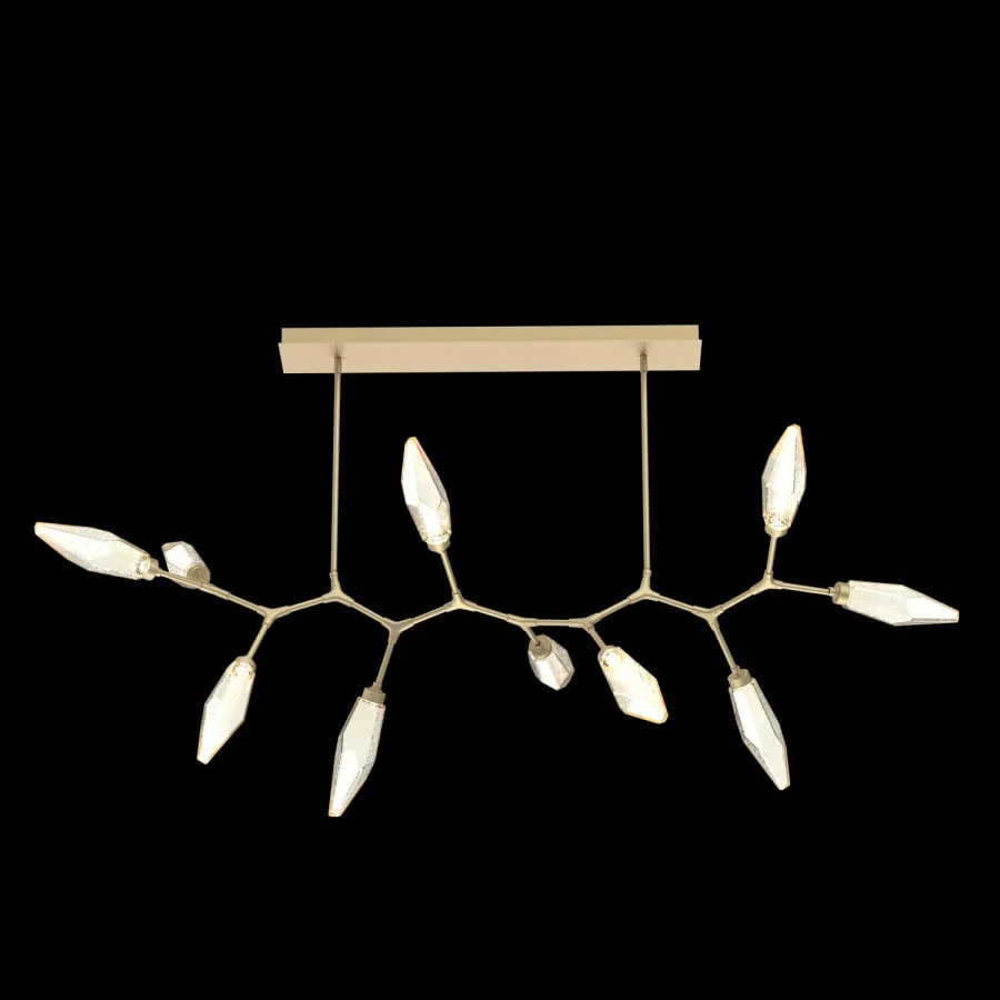 Hammerton Studio Rock Crystal 10 Light 68" Wide LED Abstract Chandelier - 2700K - Image 1