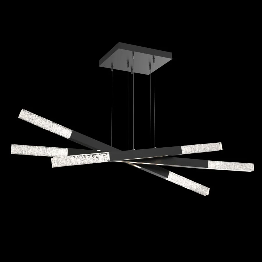 Hammerton Studio Axis 18 Light 62" Wide LED Abstract Linear Chandelier - 3000K - Image 1