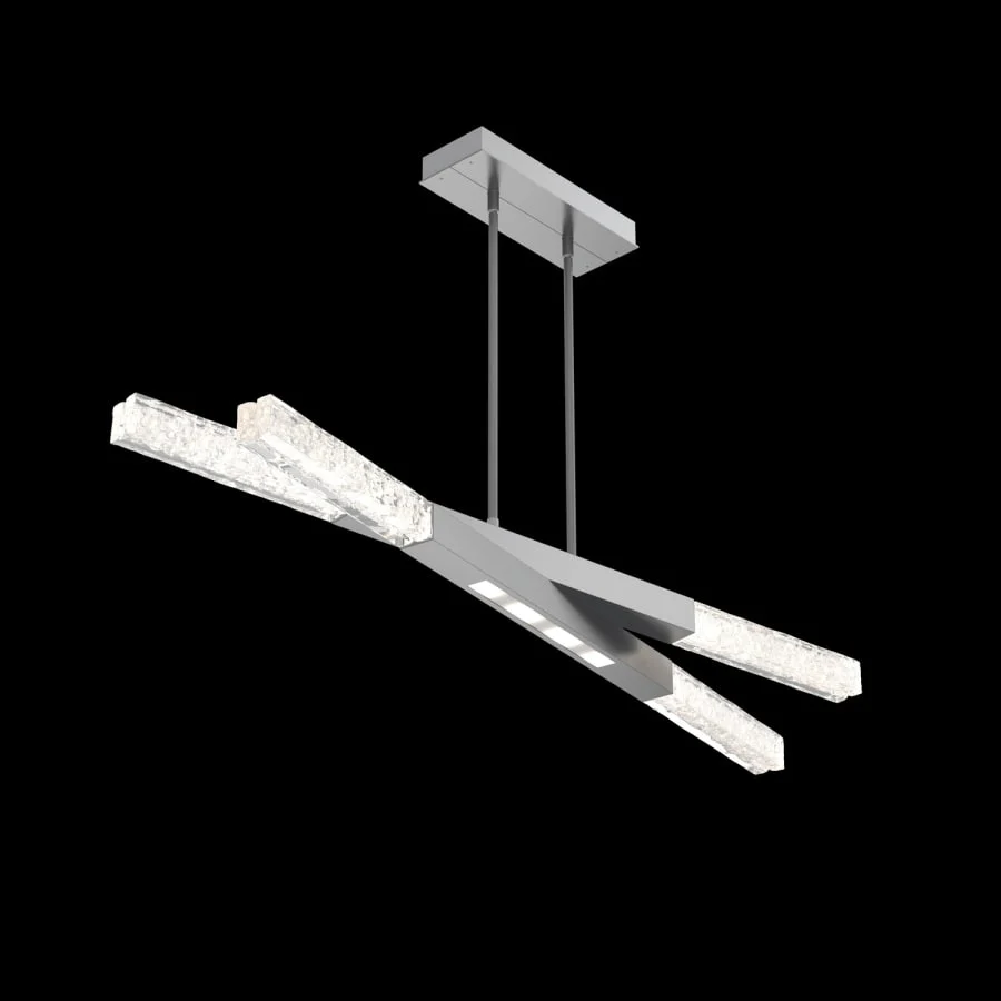 Hammerton Studio Axis 8 Light 51" Wide LED Abstract Linear Chandelier - 2700K - Image 1