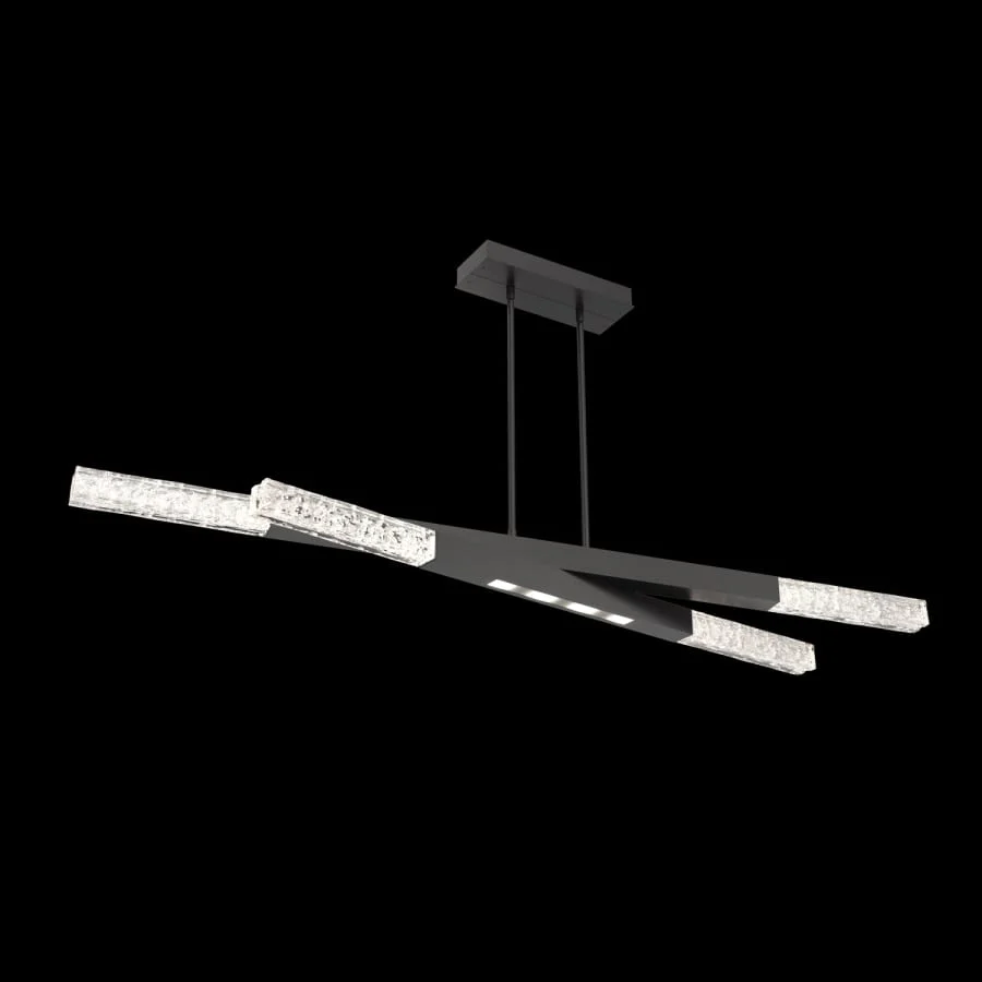 Hammerton Studio Axis 8 Light 64" Wide LED Abstract Linear Chandelier - 2700K - Image 1