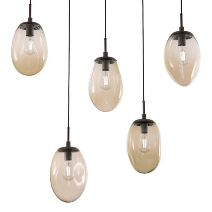 Hammerton Studio Meteo 5 Light 40" Wide Linear Pendant - Image 1