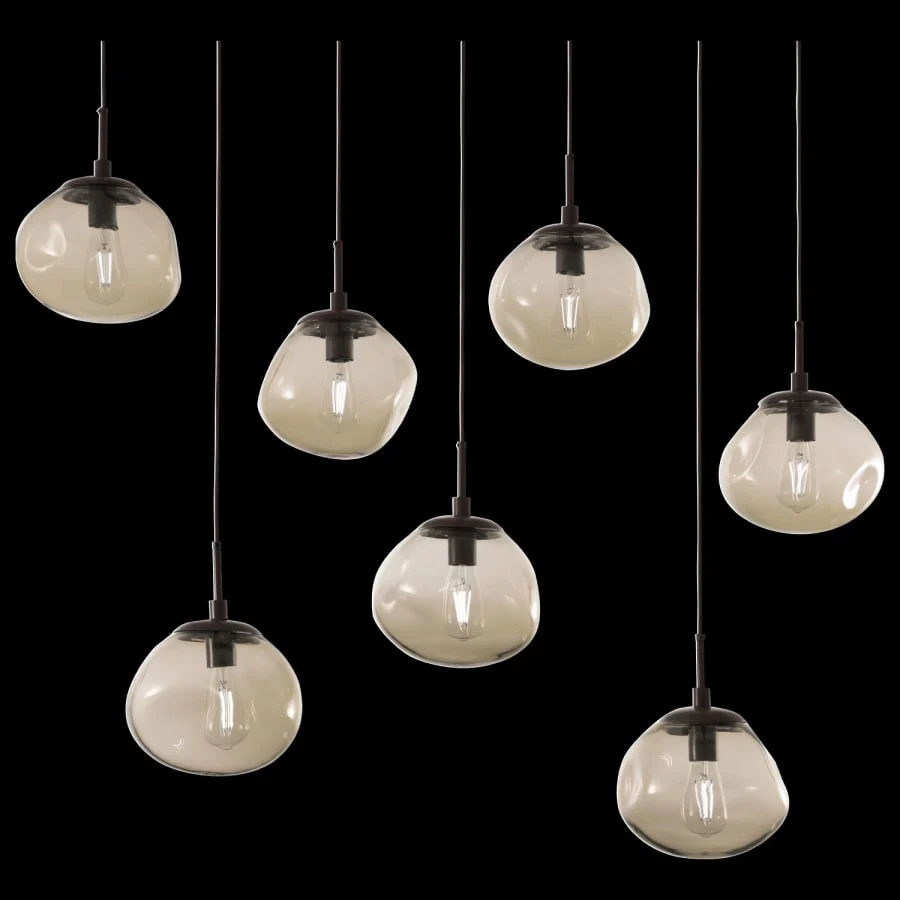 Hammerton Studio Nova 7 Light 50" Wide Linear Pendant - Image 2