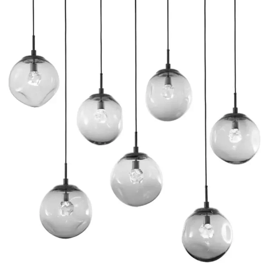 Hammerton Studio Aster 50" Wide LED Crystal Linear Pendant - Image 1