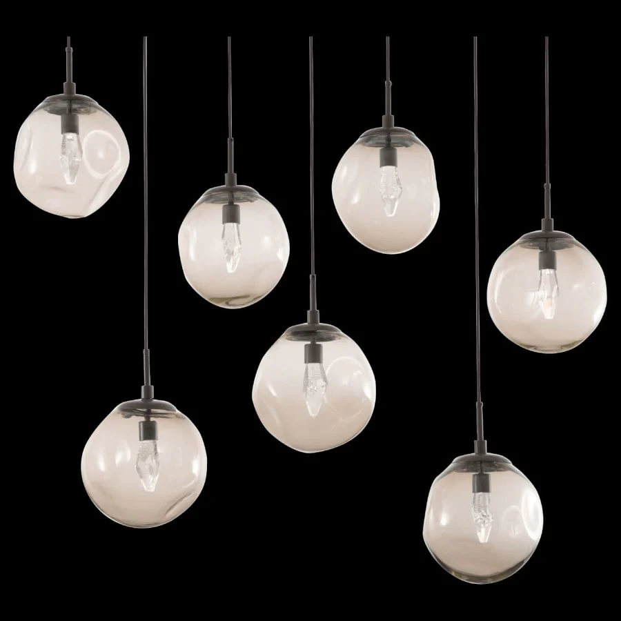 Hammerton Studio Aster 50" Wide LED Crystal Linear Pendant - Image 3
