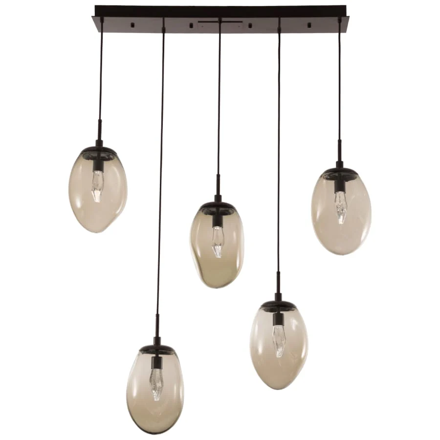 Hammerton Studio Meteo 42" Wide LED Crystal Linear Pendant - Image 2