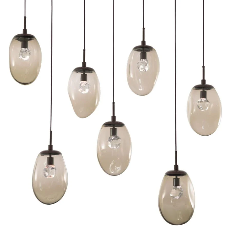 Hammerton Studio Meteo 48" Wide LED Crystal Linear Pendant - Image 1