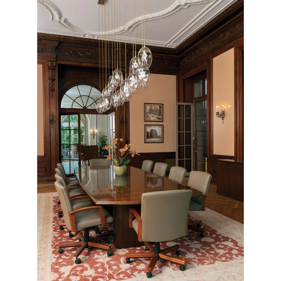 Hammerton Studio Meteo 48" Wide LED Crystal Linear Pendant - Image 2