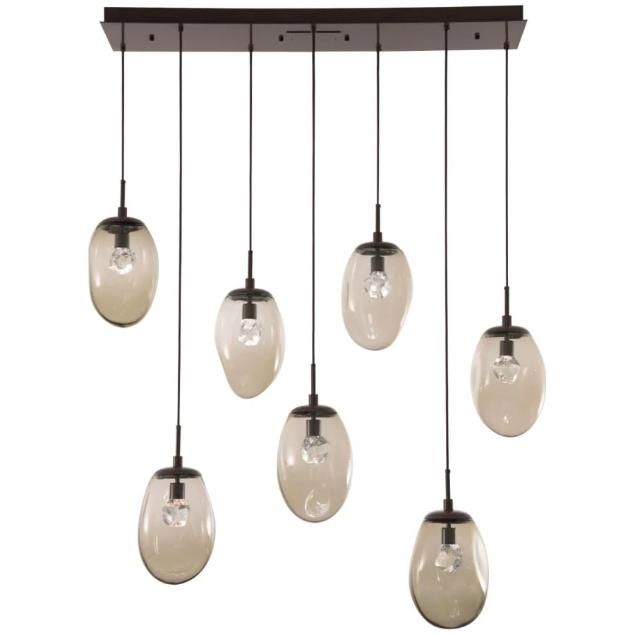 Hammerton Studio Meteo 48" Wide LED Crystal Linear Pendant - Image 3