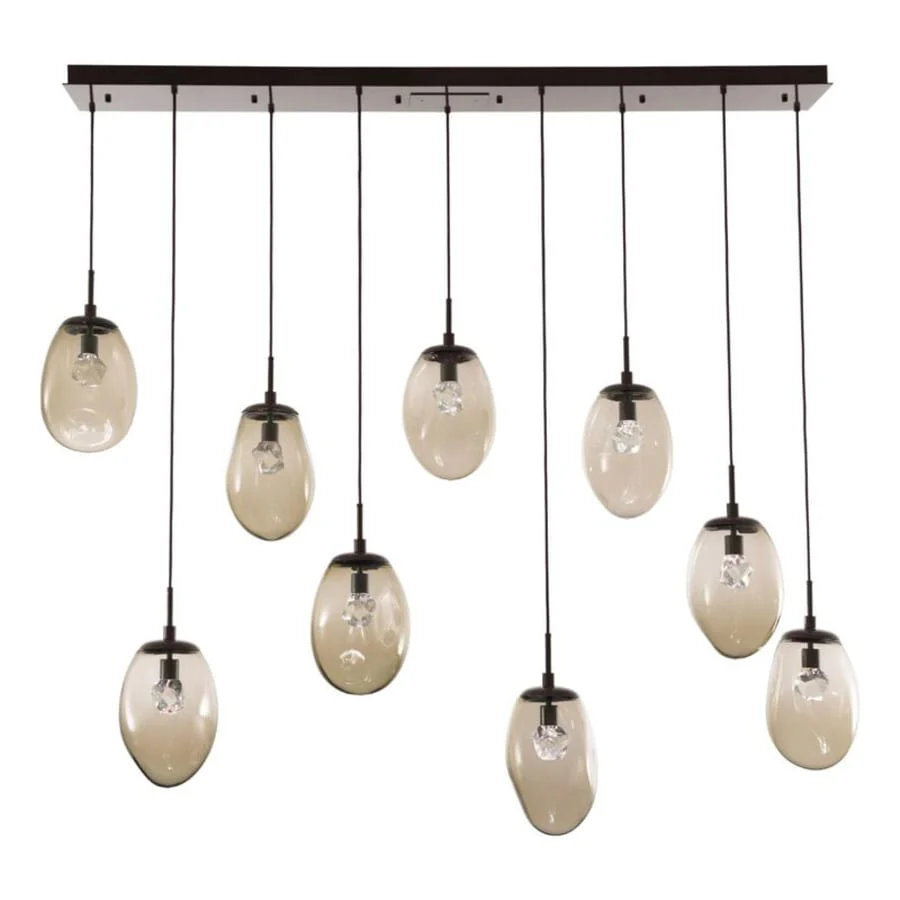 Hammerton Studio Meteo 68" Wide LED Crystal Linear Pendant - Image 1