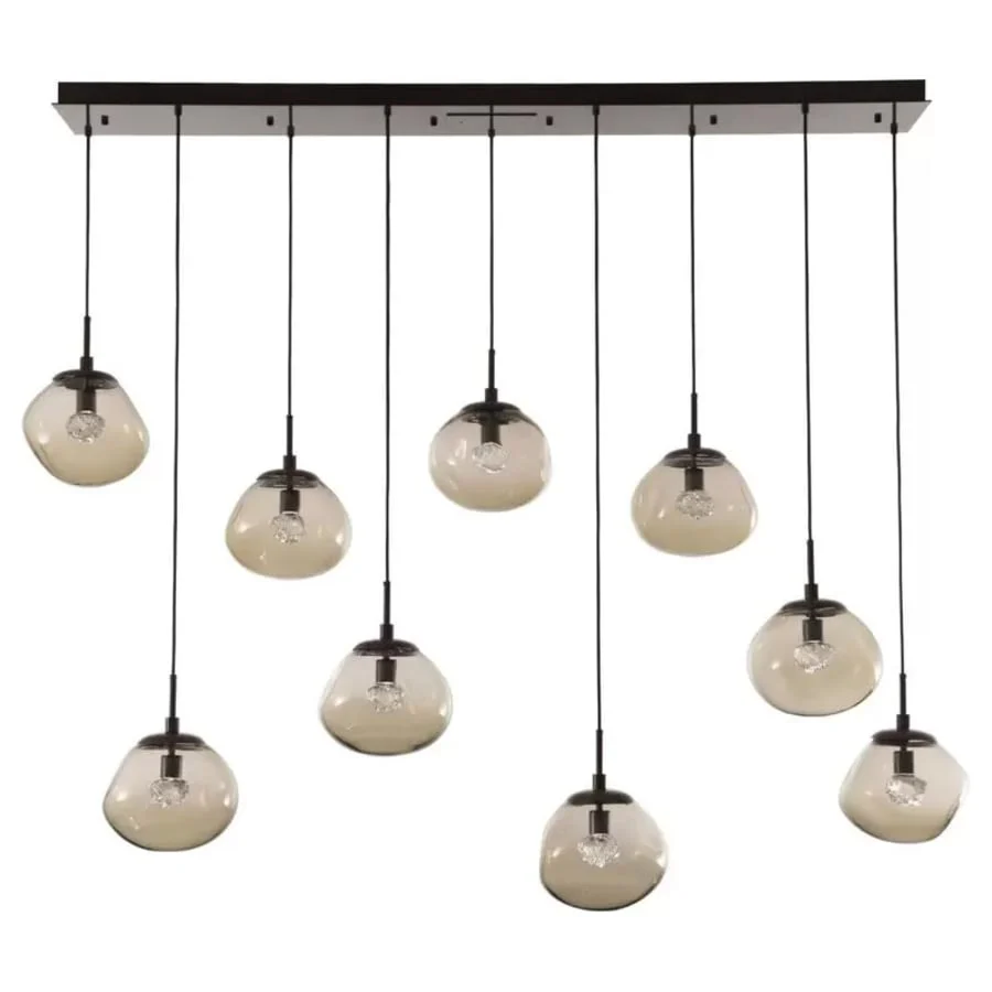 Hammerton Studio Nova 71" Wide LED Crystal Linear Pendant - Image 1