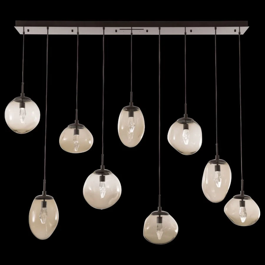 Hammerton Studio Cosmos 70" Wide LED Crystal Linear Pendant - Image 2
