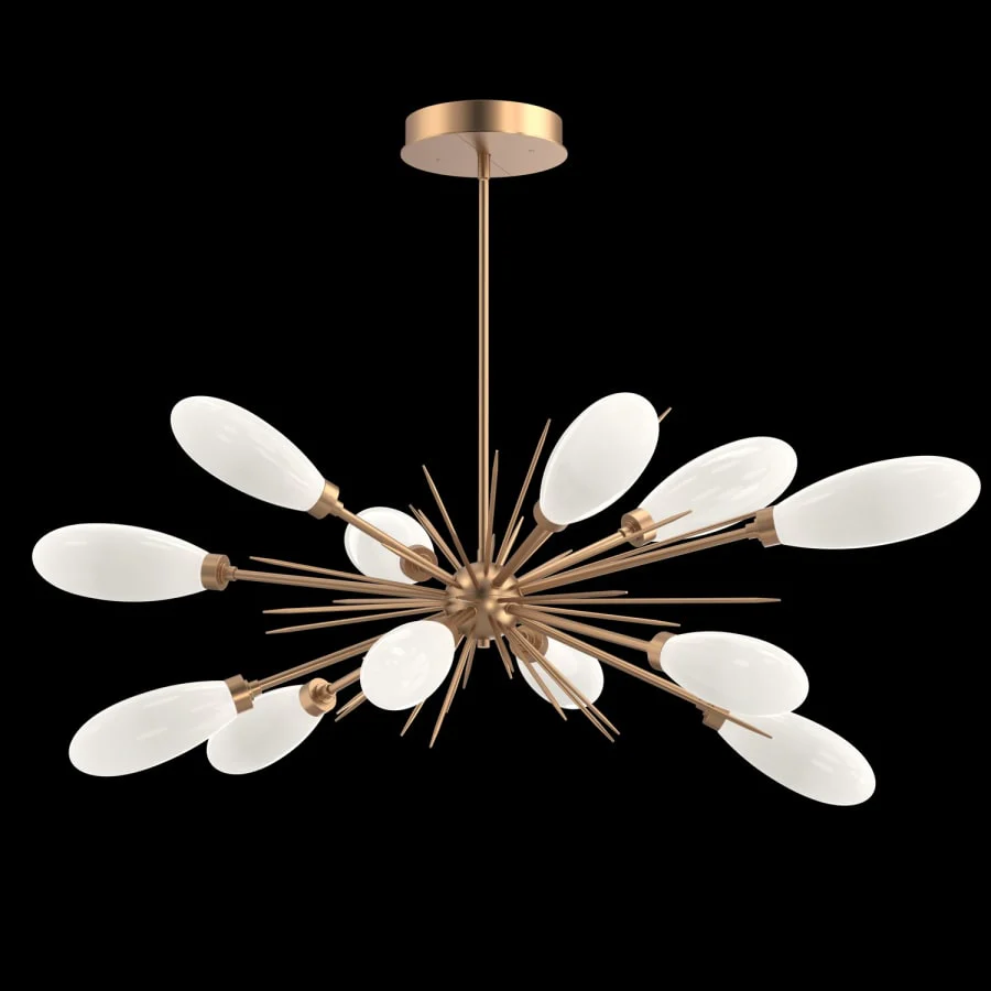 Hammerton Studio Fiori 12 Light 34" Wide LED Abstract Sputnik Chandelier - 3000K - Image 1