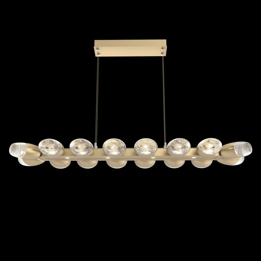 Hammerton Studio Pebble 20 Light 47" Wide LED Linear Chandelier - 3000K - Image 1