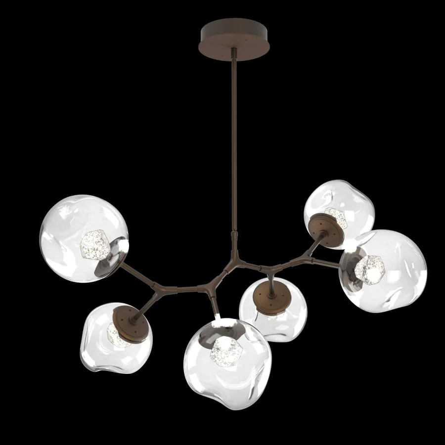 Hammerton Studio Nebula 6 Light 38" Wide LED Abstract Chandelier - 3000K - Image 1