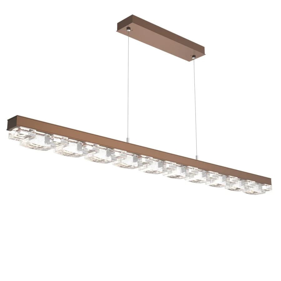 Hammerton Studio Tessera 61" Wide LED Linear Chandelier - Image 1