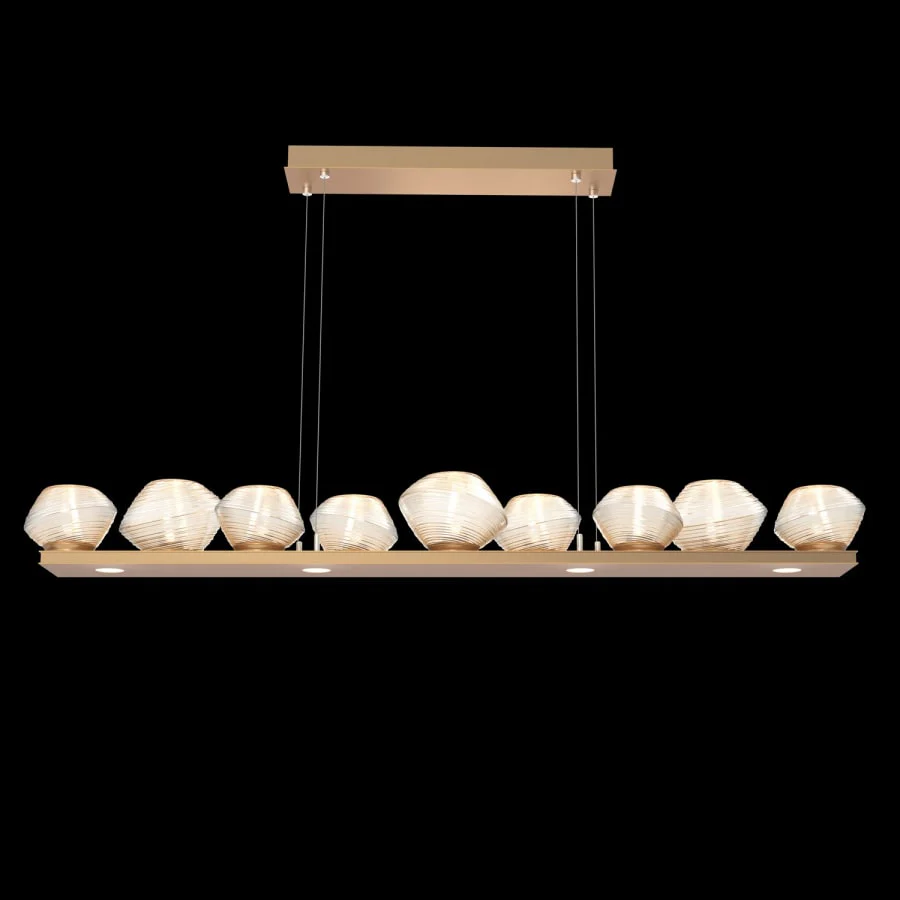 Hammerton Studio Mesa 12 Light 59" Wide LED Linear Chandelier - 3000K - Image 1