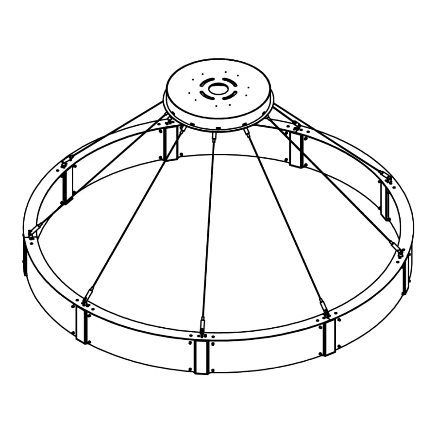 Hammerton Studio Parallel 60" Wide Artisan Crafted LED Chandelier with Hand Textured Glass - Image 1