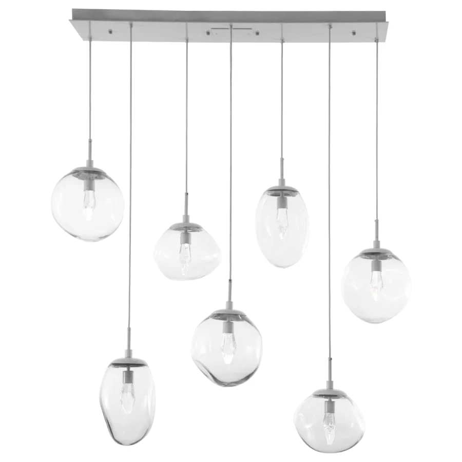 Hammerton Studio Cosmos 50" Wide Artisan Crafted 7 Light Linear Pendant - Image 1