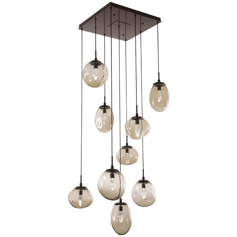 Hammerton Studio Cosmos 32" Wide Artisan Crafted 8 Light Nebula Glass Pendant - Image 1