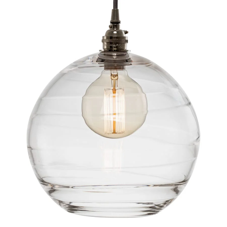 Hammerton Studio Misto 31" Wide Artisan Crafted Optic Glass 9 Light Pendant - Image 3