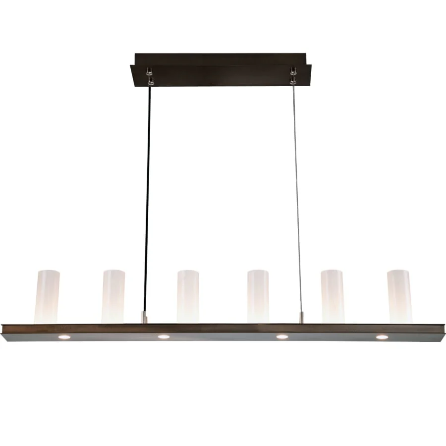 Hammerton Studio Carlyle 44" Wide Artisan Crafted 10 Light LED Linear Chandelier - Image 1