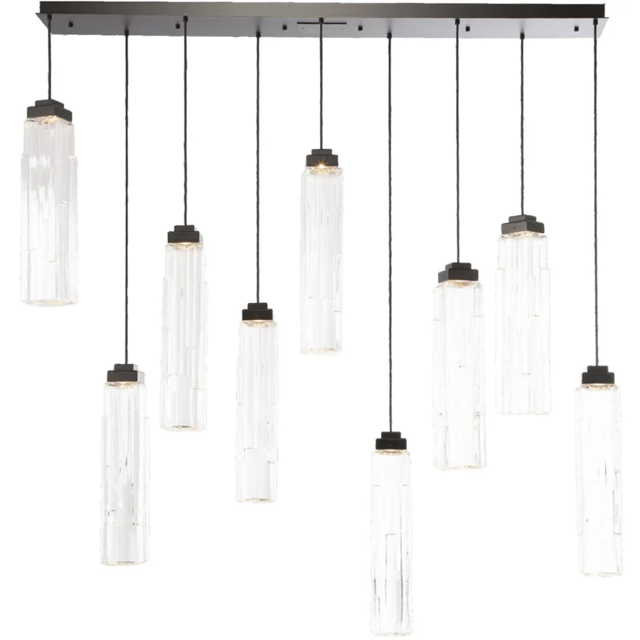 Hammerton Studio Ledgestone 9 Light 72" Wide LED Linear Pendant - Image 1