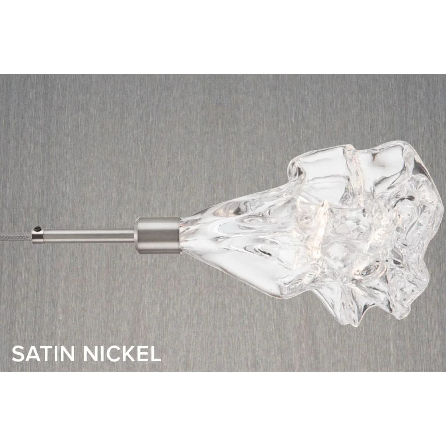 Hammerton Studio Blossom 10 Light 73" Wide LED Multi Light Pendant with Blown Glass Shades - Image 3