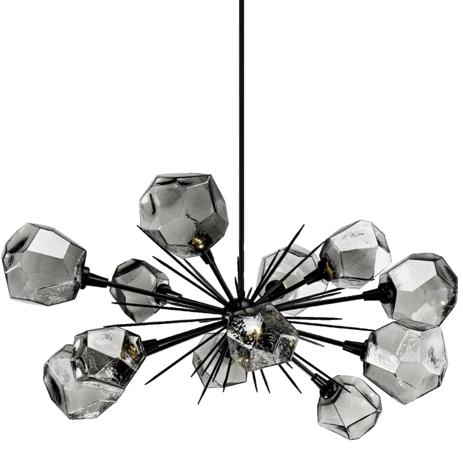 Hammerton Studio Gem Oval Starburst 12 Light 48" Wide LED Chandelier - Image 1