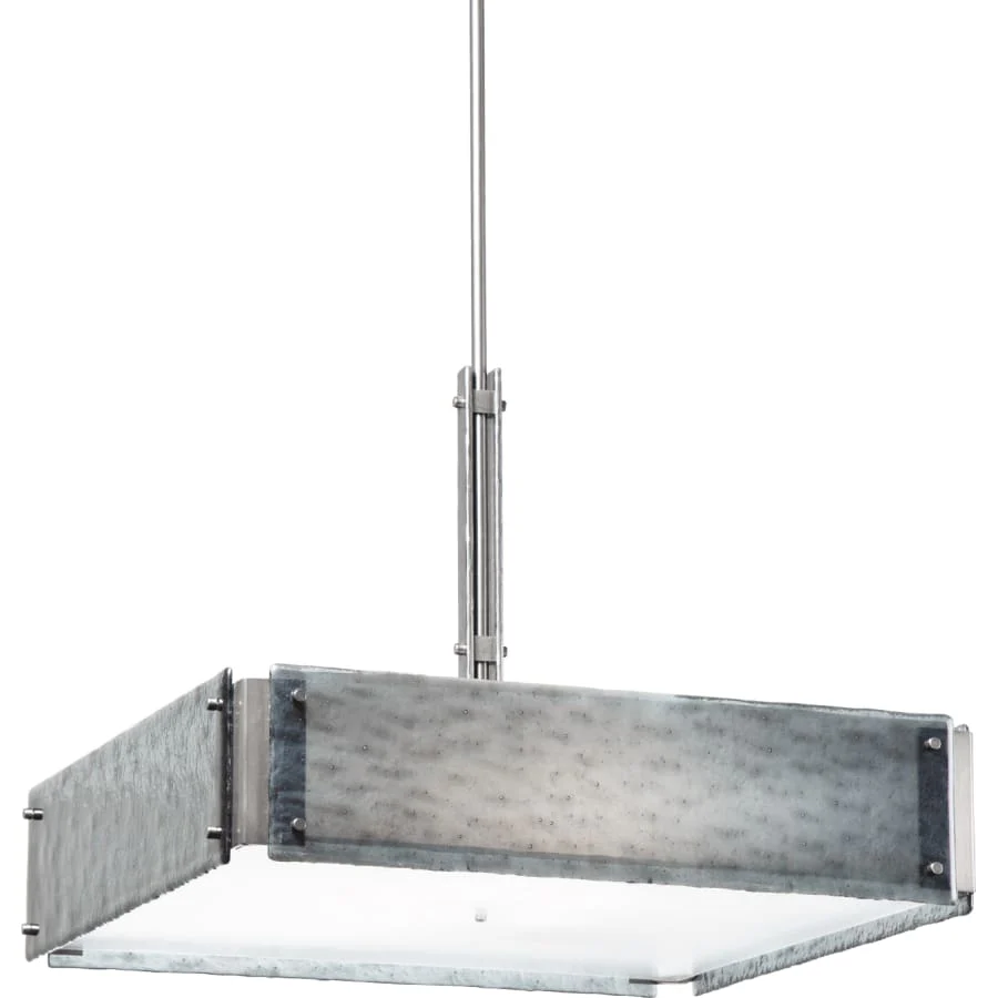 Hammerton Studio Urban Loft 24" Wide Artisan Crafted Chandelier with Hand Textured Glass - Image 1