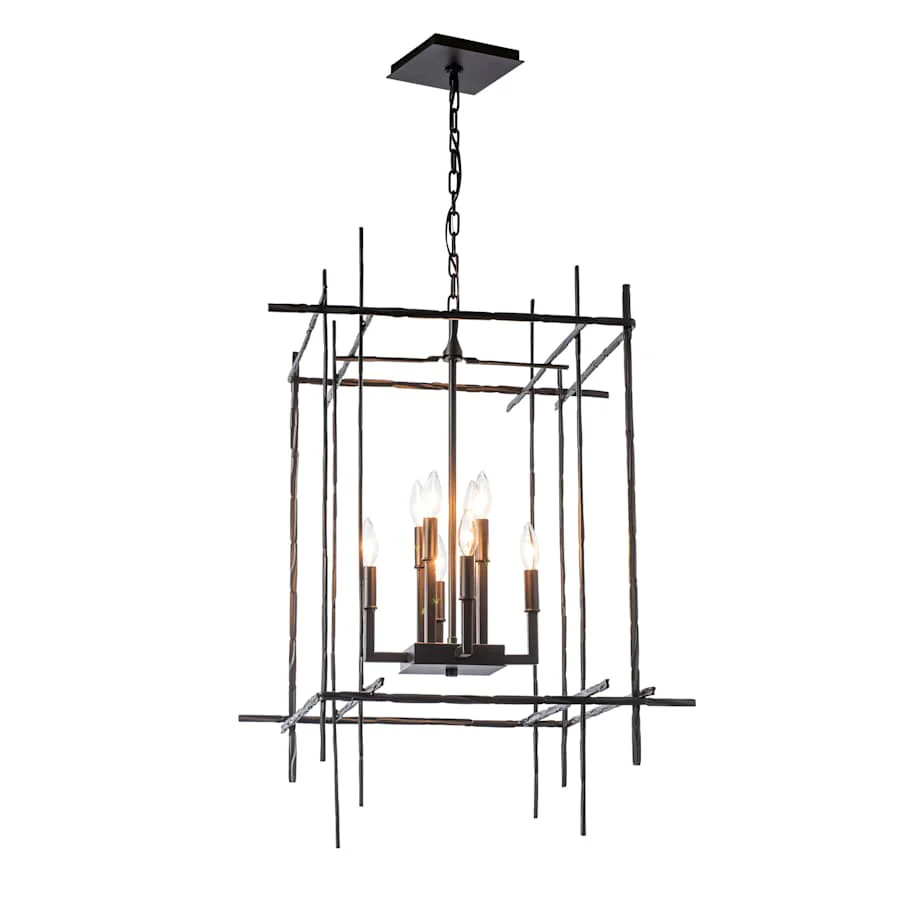 Hubbardton Forge Tura 8 Light 28" Wide Taper Candle Style Chandelier - Image 2