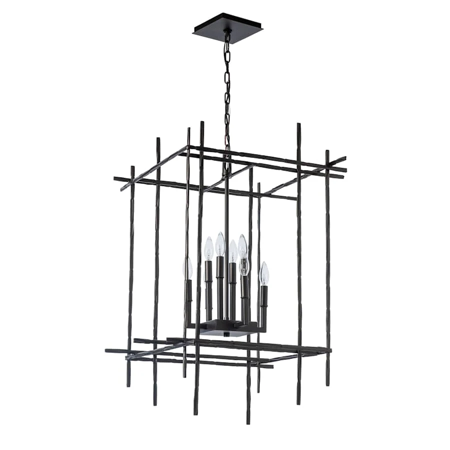 Hubbardton Forge Tura 8 Light 28" Wide Taper Candle Style Chandelier - Image 3