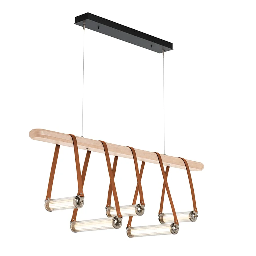 Hubbardton Forge York 52" Wide LED Linear Chandelier - Image 1