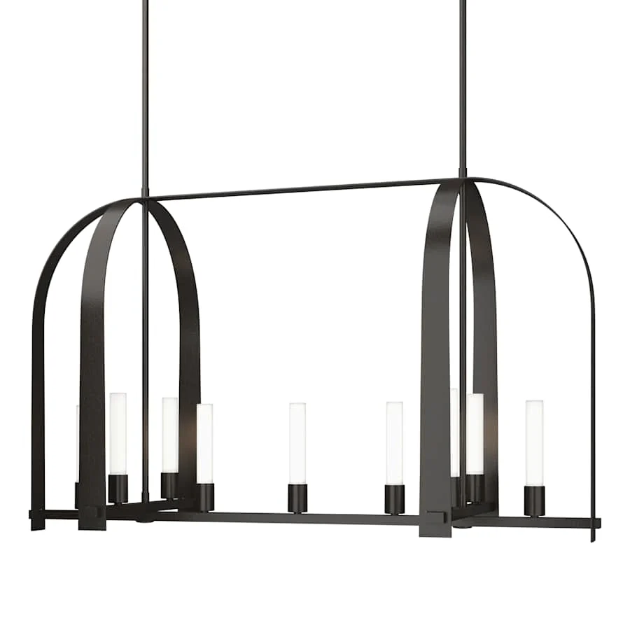 Hubbardton Forge Triomphe 9 Light 41" Wide Linear Pendant - Image 1