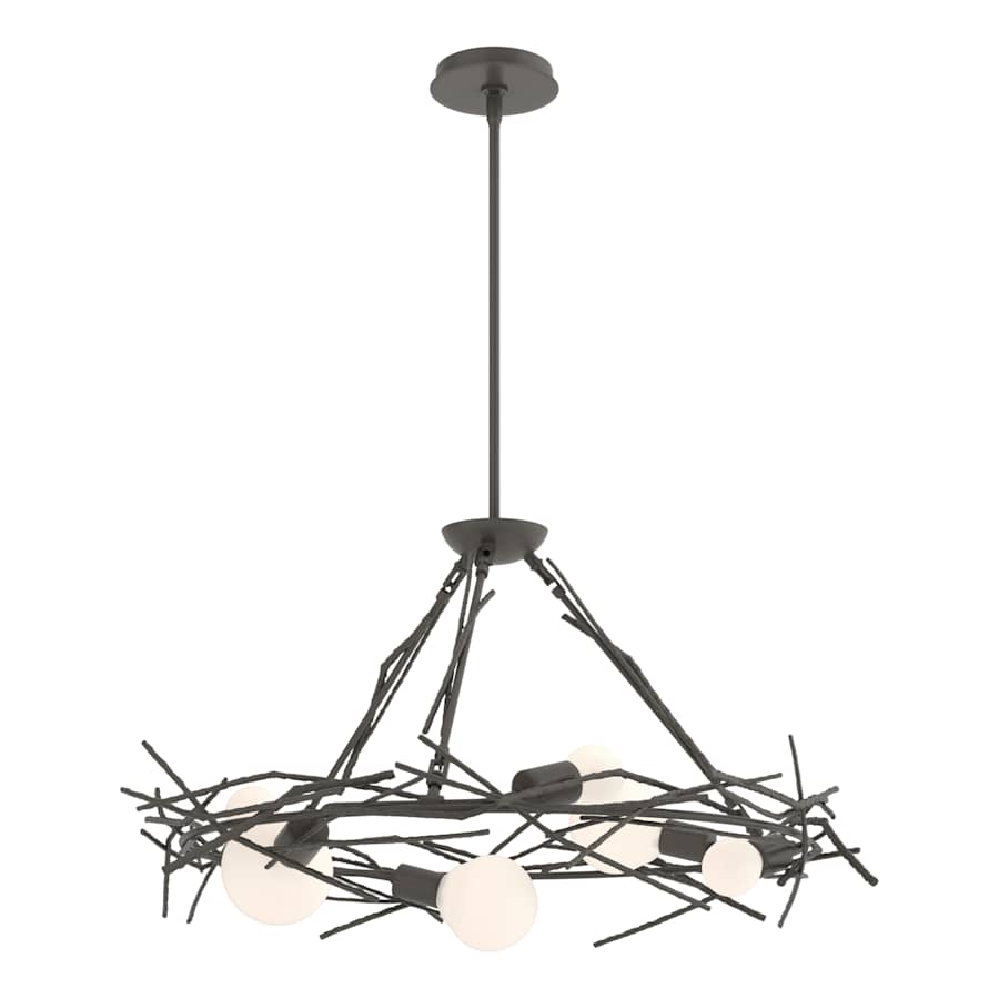 Hubbardton Forge Brindille 6 Light 37" Wide LED Abstract Pendant - Image 1