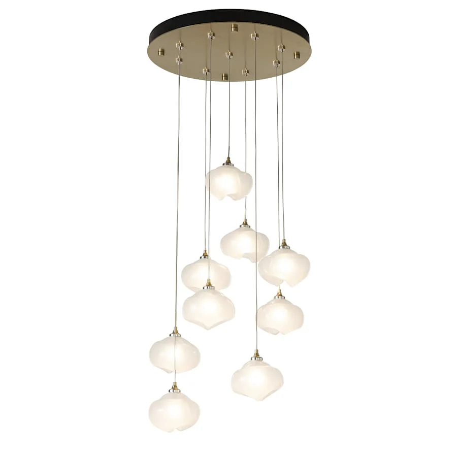 Hubbardton Forge Ume 9 Light 21" Wide Multi Light Pendant - Image 1