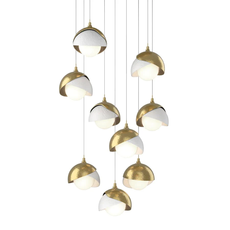 Hubbardton Forge Brooklyn 9 Light 21" Wide Suspension Multi Light Pendant - Image 1