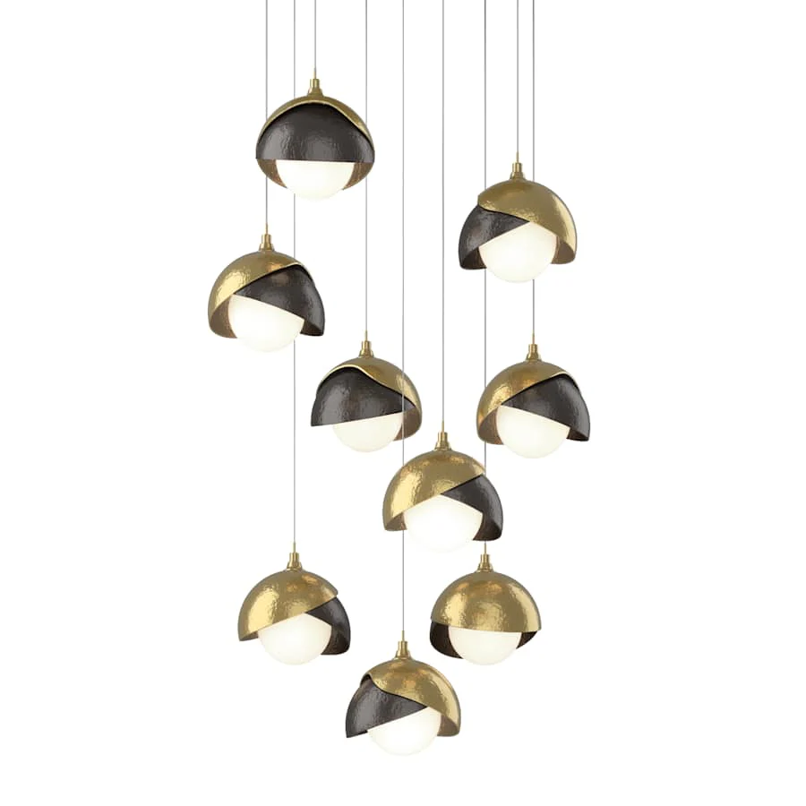 Hubbardton Forge Brooklyn 9 Light 21" Wide Suspension Multi Light Pendant - Image 2