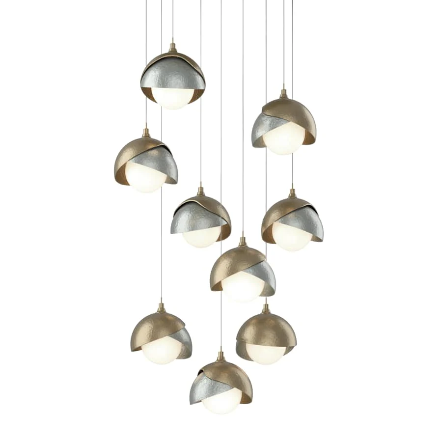 Hubbardton Forge Brooklyn 9 Light 21" Wide Suspension Multi Light Pendant - Image 3