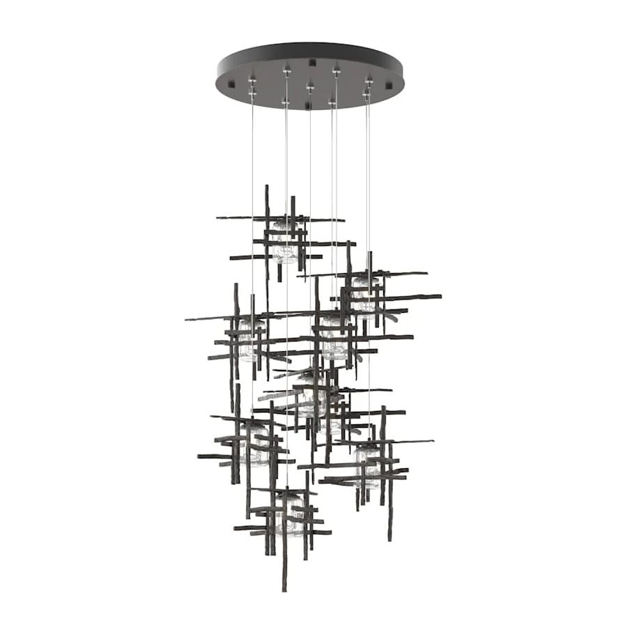 Hubbardton Forge Tura 9 Light 30" Wide Multi Light Pendant - Image 1