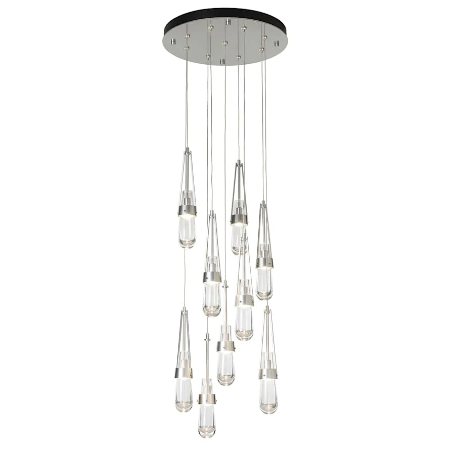 Hubbardton Forge Link 9 Light 21" Wide Multi Light Pendant - Image 1