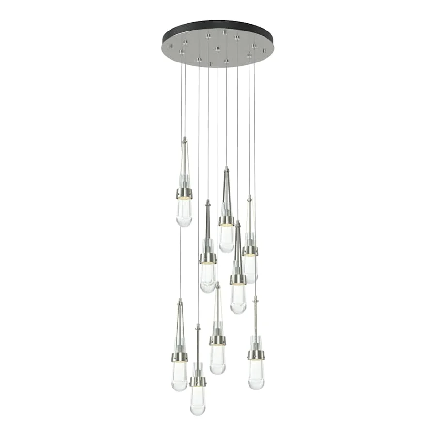 Hubbardton Forge Link 9 Light 21" Wide Multi Light Pendant - Image 3