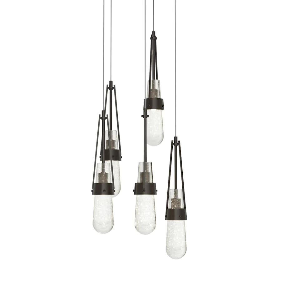 Hubbardton Forge Link 5 Light 13" Wide Multi Light Pendant - Image 2