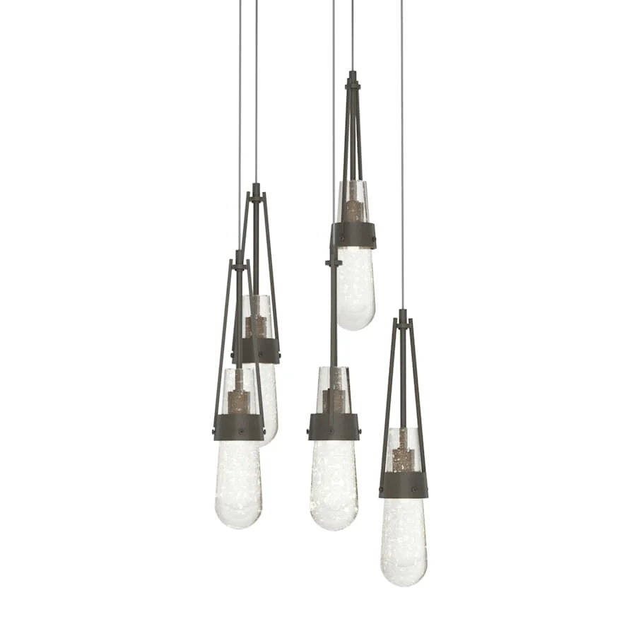 Hubbardton Forge Link 5 Light 13" Wide Multi Light Pendant - Image 3