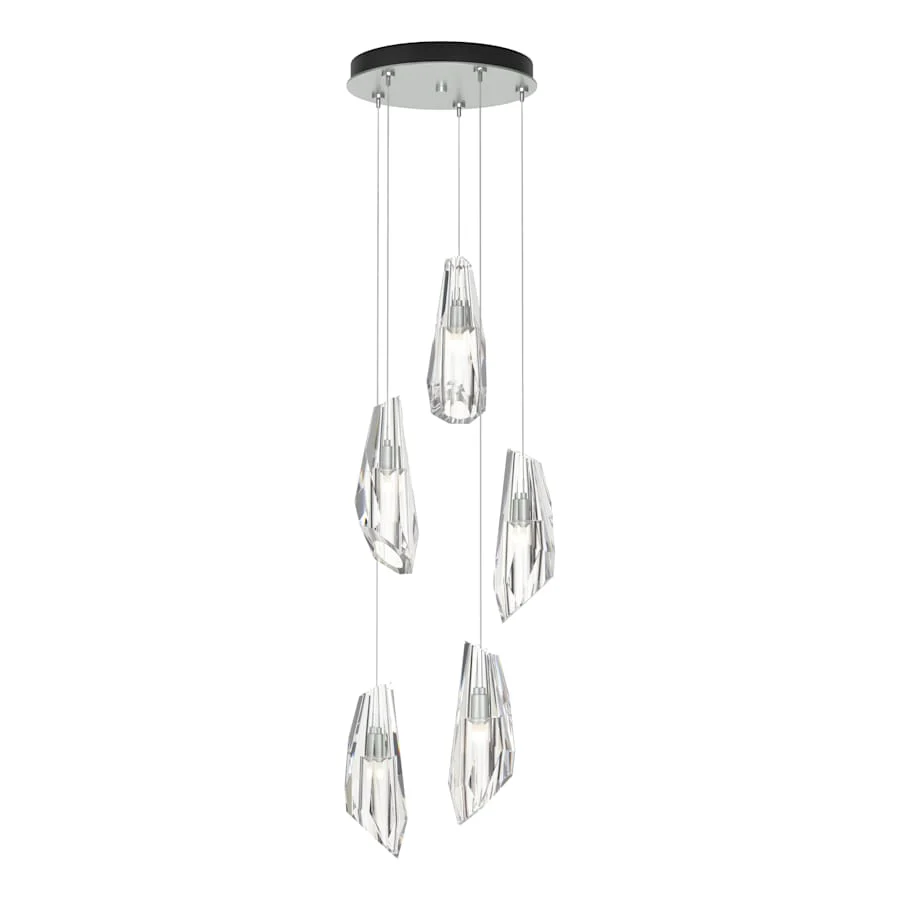 Hubbardton Forge Luma 5 Light 15" Wide Crystal Multi Light Pendant - Image 1